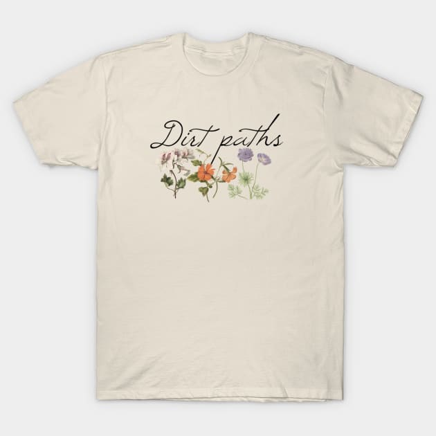 dirt paths black T-Shirt by briclyn Forest